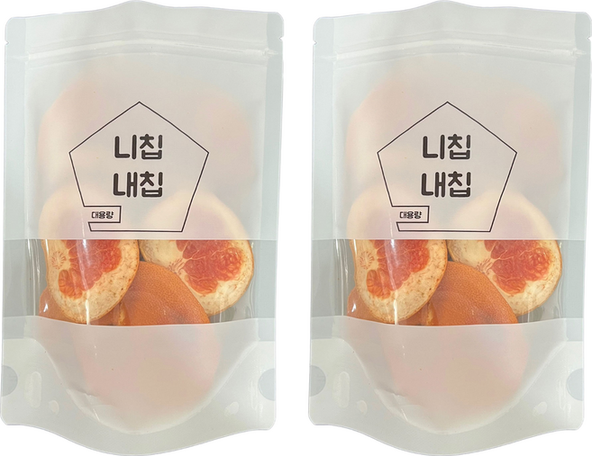 니칩내칩 건조 자몽 껍질, 60g, 2개