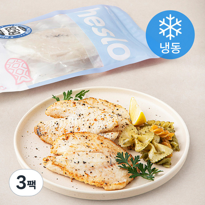 해슬로 벌크업 블랙페퍼 달고기살 (냉동), 240g, 3팩