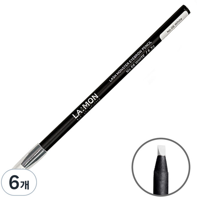라몽 래쉬몬스터 밀라노 아이브로우 펜슬, 6개
