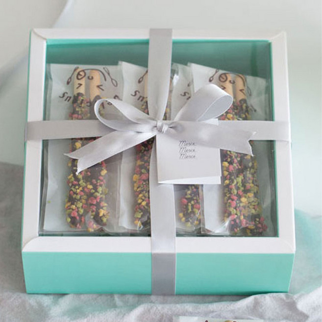 이홈베이킹 민트윗창상자 2p + 주자리본은색 2p + 메르시택 2p, 혼합 색상, 1세트