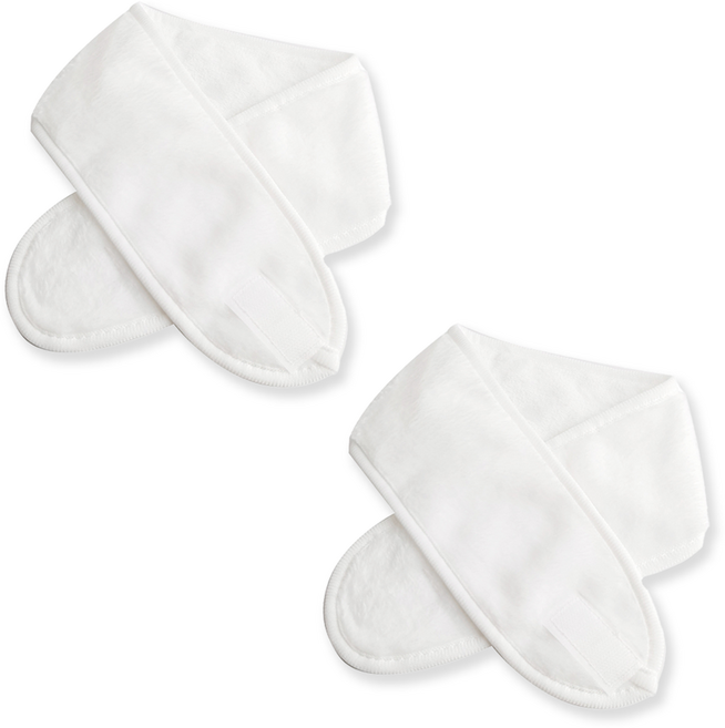 바코젤 부드러운 양면 세안 밴드, 화이트, 2개