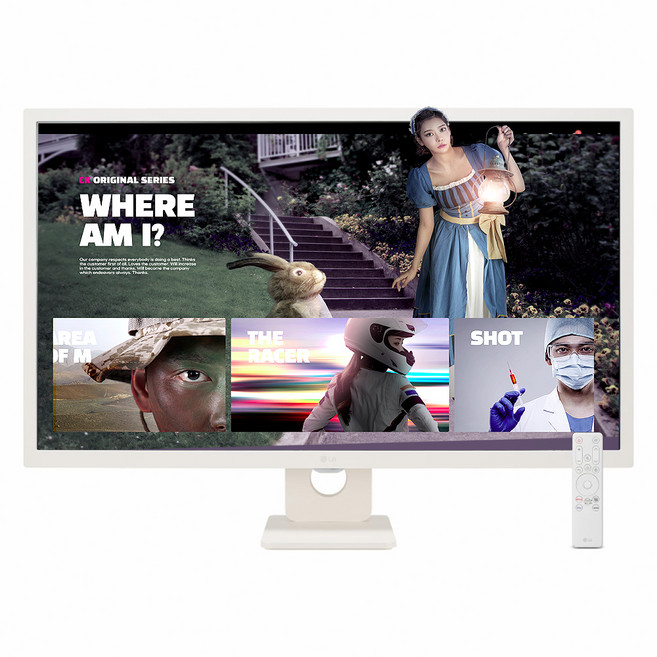 LG전자 FHD 스마트 모니터 방문설치, 80cm, 32SR50F