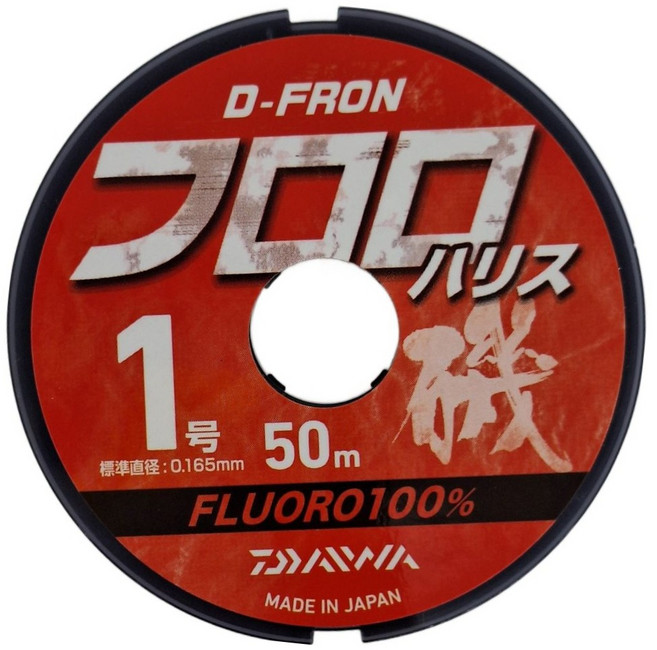 DAIWA 大和 D-FRON FLUORO HARISU 釣線, 1號, 1個