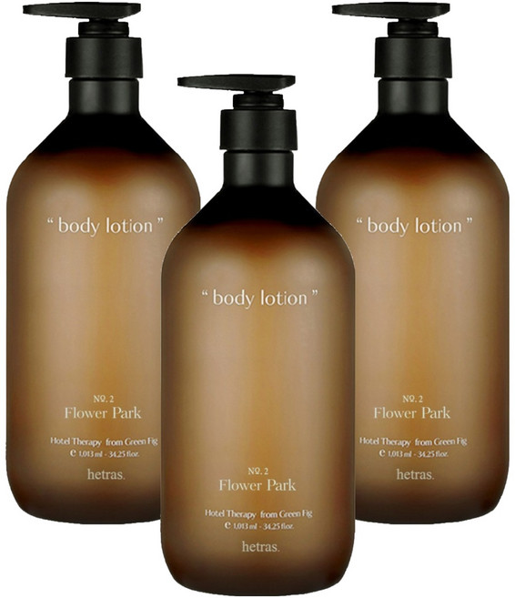 헤트라스 호텔테라피 바디로션 플라워스토어향, 1.013L, 3개