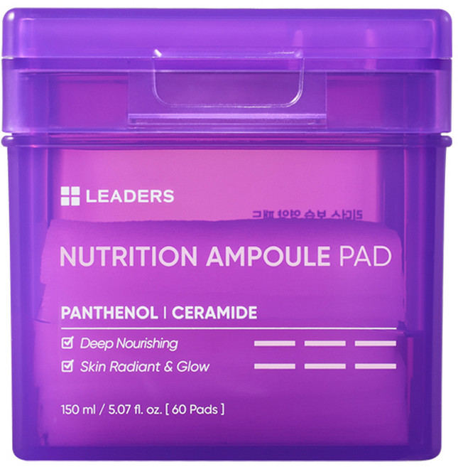 리더스 보습 영양 패드 150ml, 60매입, 1개