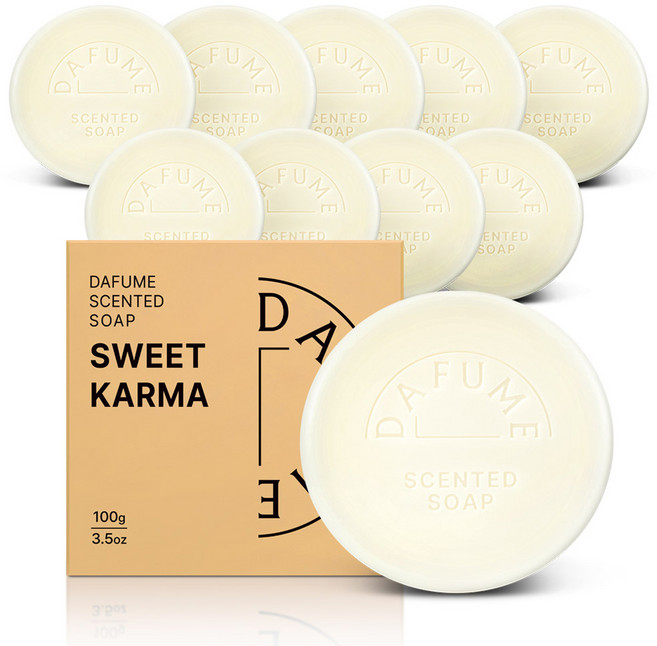 다퓸 바이 코코도르 시그니처 센티드 비누 스윗카마, 100g, 10개입