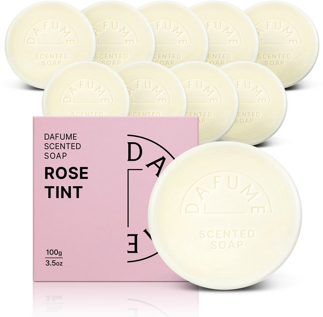 다퓸 바이 코코도르 시그니처 센티드 비누 로즈틴트, 100g, 10개입