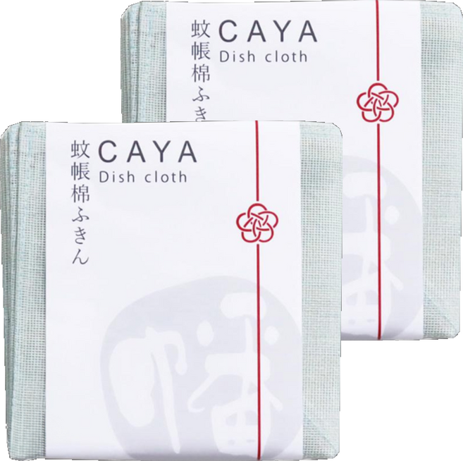 BAN INOUE 井上幡 CAYA 純棉八重紗多用途蚊帳布 水, 2條