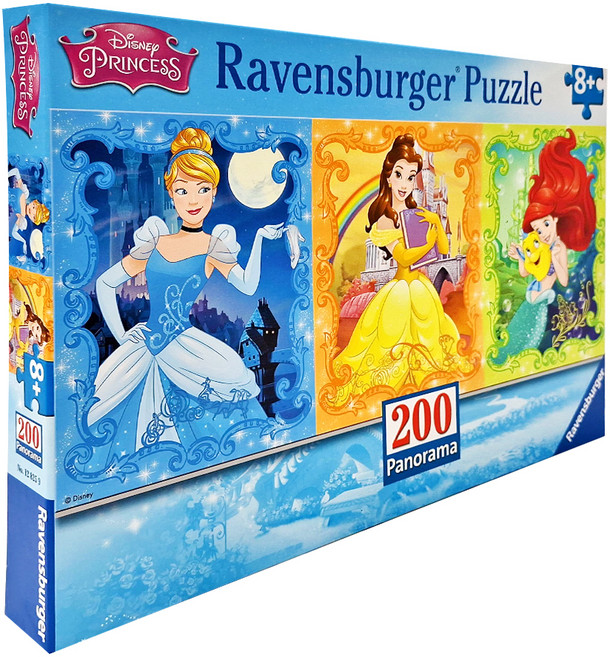 Ravensburger 維寶 拼圖 8歲以上, 迪士尼公主 全景 多色, 200片, 1盒