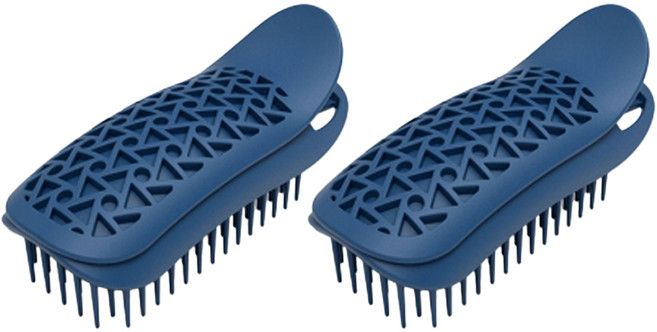 리르 미라클 볼륨 헤어 클립, 02 딥블루, 2개