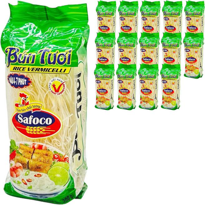 사포코 분토의 라이스 버미셀리 쌀국수면, 300g, 15개