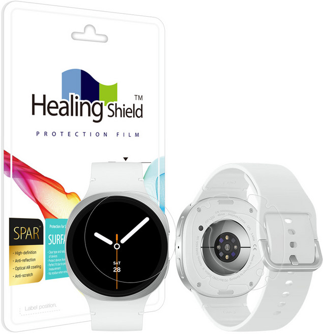 힐링쉴드 슈페리어 AR 고화질 액정보호필름 2p + 무광후면필름 2p 세트, 1세트