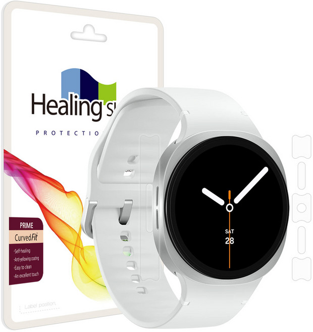 힐링쉴드 갤럭시워치 프라임 고광택 측면 테두리필름 44mm 2p 세트, 1세트