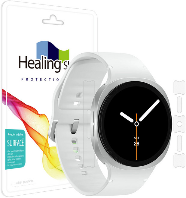 힐링쉴드 갤럭시워치 무광 측면 테두리필름 44mm 2p 세트, 1세트