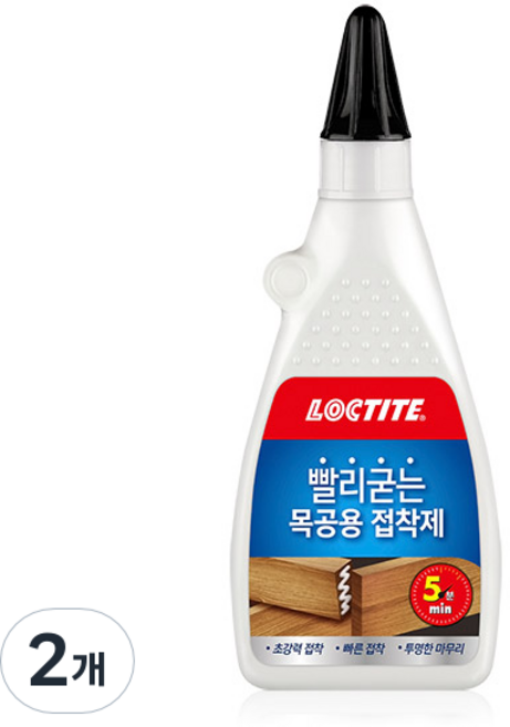 록타이트 목공용 접착제 550g, 2개