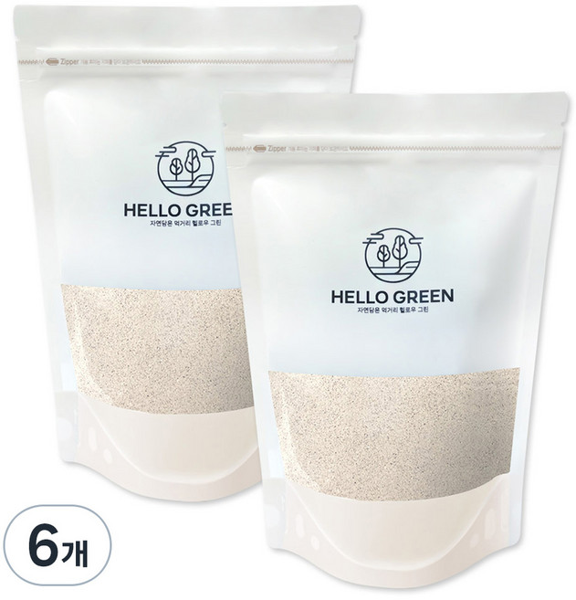 헬로우그린 율피 분말, 6개, 500g