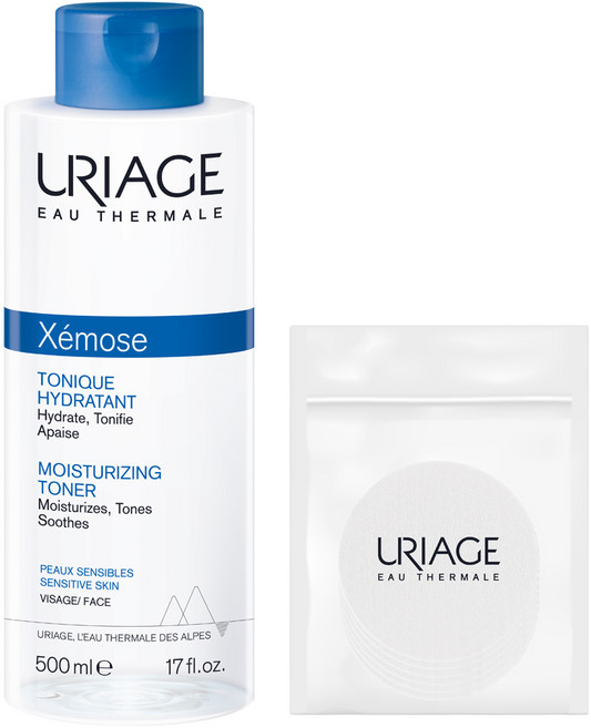 유리아쥬 제모스 토너 + 듀얼 토너 패드 10p, 1개, 500ml