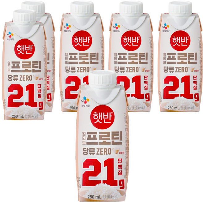얼티브 프로틴 쌀밥맛, 250ml, 6개