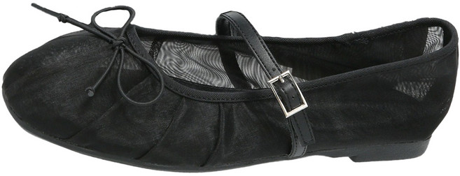 슈펜 여성용 메쉬 발레리나 리본 플랫슈즈 1cm HPWWFGS402