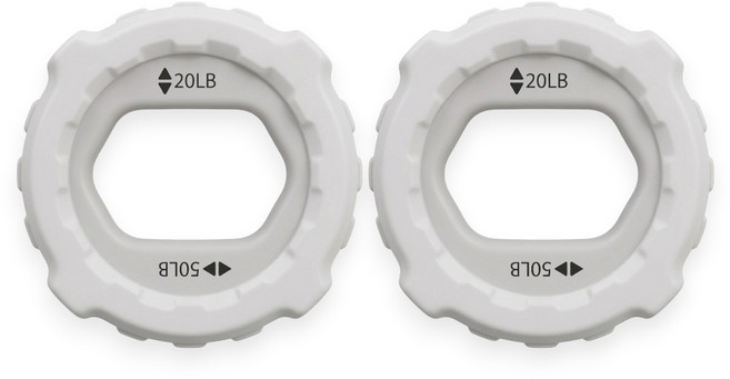 핸디랩 실리콘 악력강화 악력기 9~23kg, 그레이, 2개