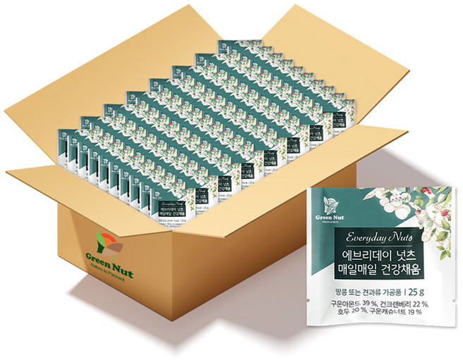 그린너트 에브리데이 넛츠, 25g, 80개