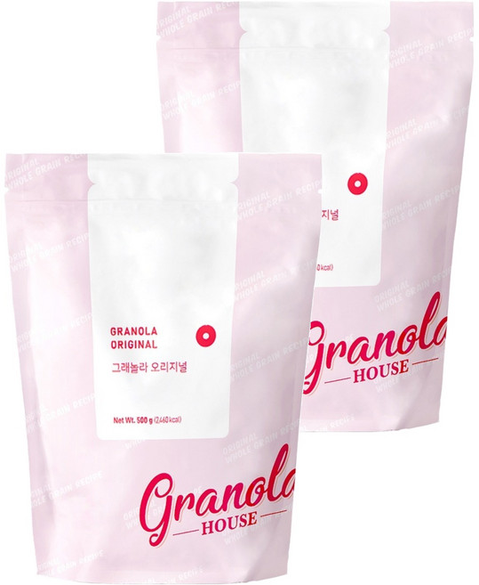 그래놀라하우스 오리지널 리필용, 500g, 2개
