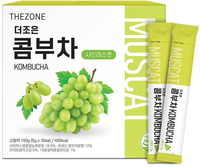 더존건강 더조은 콤부차 샤인머스켓, 5g, 30개입, 1개