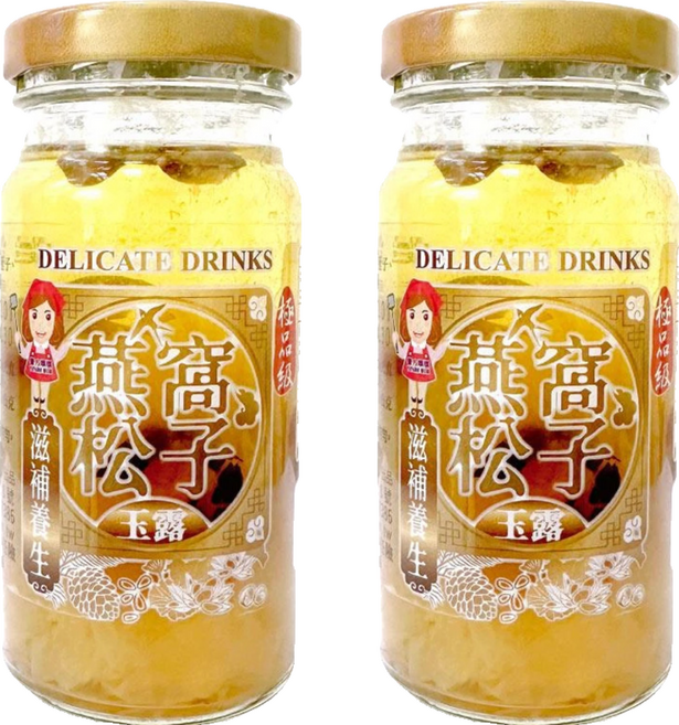 譽方媽媽 燕窩松子蓮子玉露, 2罐, 135g