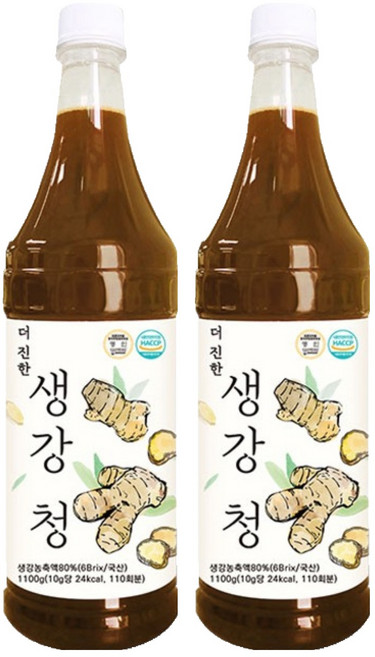 조은약초 더 진한 생강 청, 1.1kg, 1개입, 2개