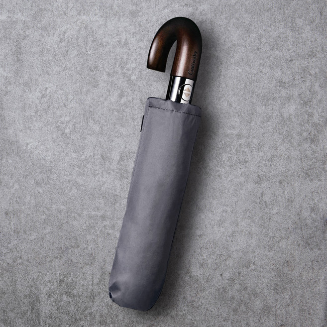 고티바쉬 커브드그립 UV 차단 암막 3단 자동 우양산 접이식 우산