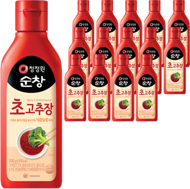 청정원순창 초고추장, 500g, 15개