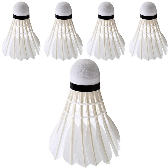 Severo 羽毛球毽子, 多色, 5入, 1罐