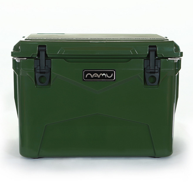 namu 캠핑 낚시 하드쿨러 35QT, 그린, 33L