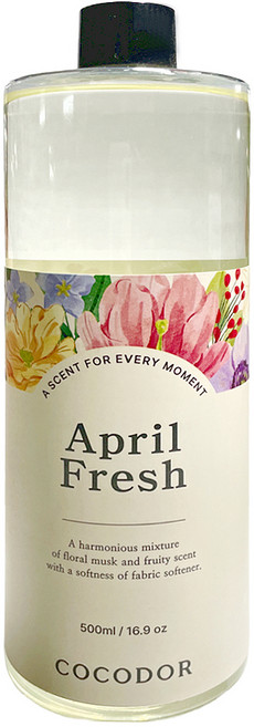 COCODOR 珂珂朵爾 室內擴香 補充瓶, 四月花香, 500ml, 1瓶