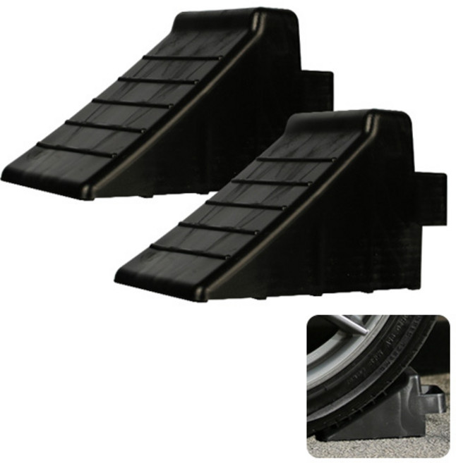 파보니 세이프 경사로 주차 고임목 SUV 승합차용, 2개