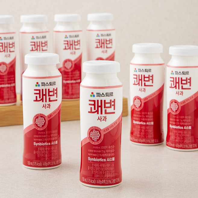 파스퇴르 쾌변 사과, 150ml, 4개입, 2개