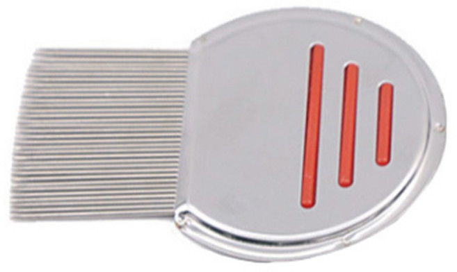 다매다매 고급형 스텐 참빗, 레드, 1개