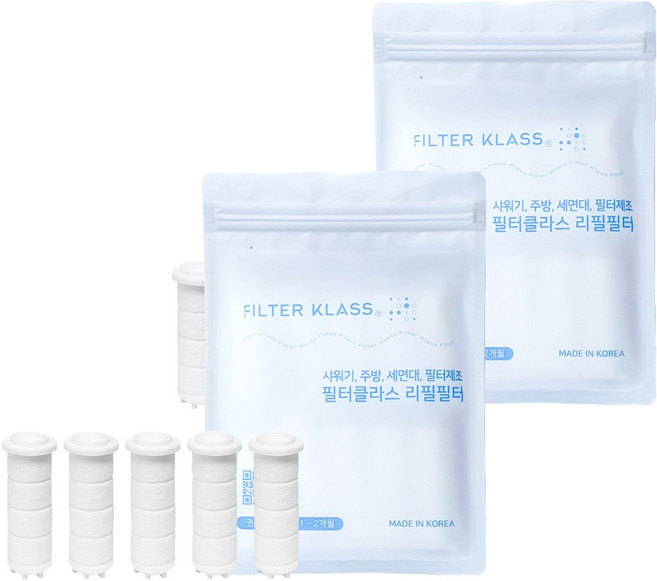 필터클래스 바디럽 퓨어썸 주방핸디형 호환 녹물제거필터, 10개
