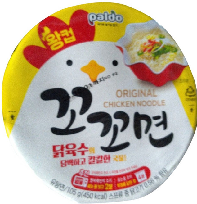 꼬꼬면 왕컵 105g, 1개