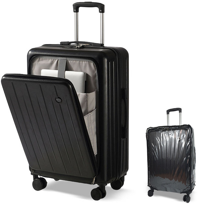 벨리안 앞포켓 컵홀더 스마트캐리어+캐리어커버 20인치 24인치 26인치