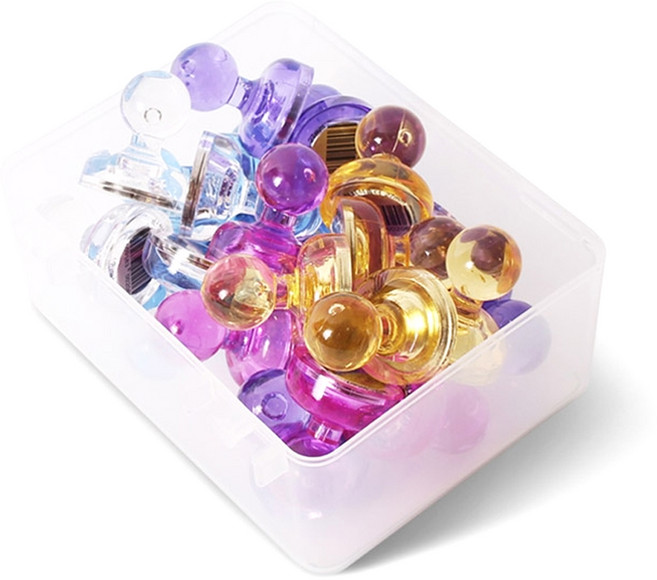 마그피아 체스형 자석홀더 미니 12mm 30p, 혼합 색상, 1세트