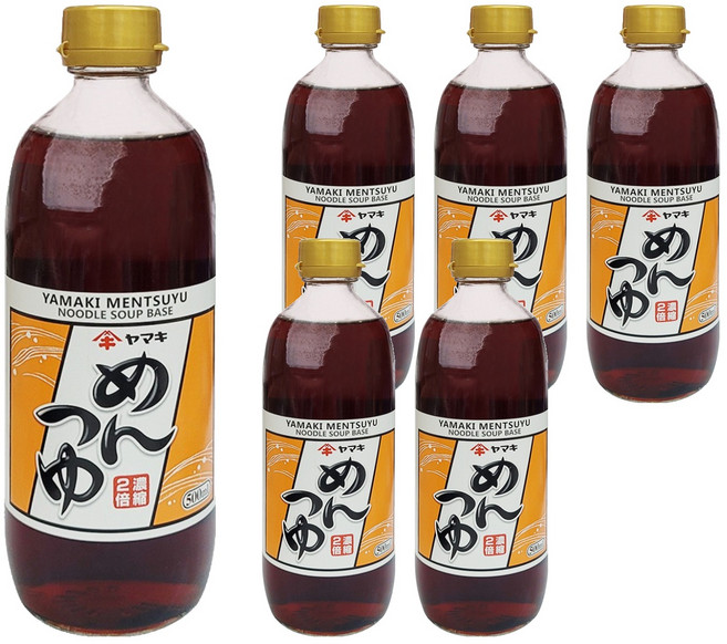 야마키 멘 쯔유, 6개, 500ml