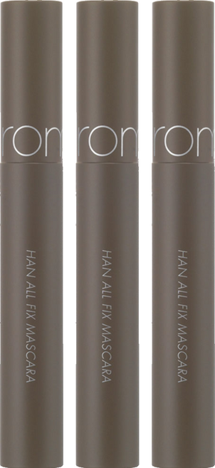 롬앤 한올 픽스 마스카라 7g, L02 롱 애쉬, 3개