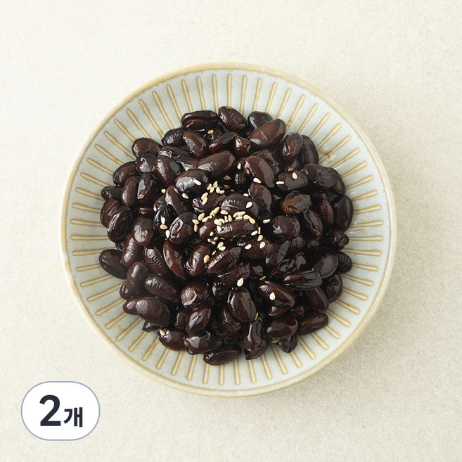 집반찬연구소 검은콩조림, 400g, 2개