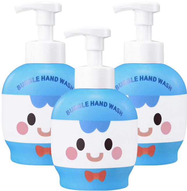 샤워메이트 브레드이발소 버블 핸드워시 윌크, 500ml, 3개