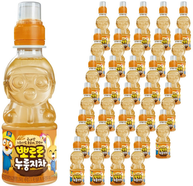 팔도 뽀로로 누룽지차, 220ml, 48개