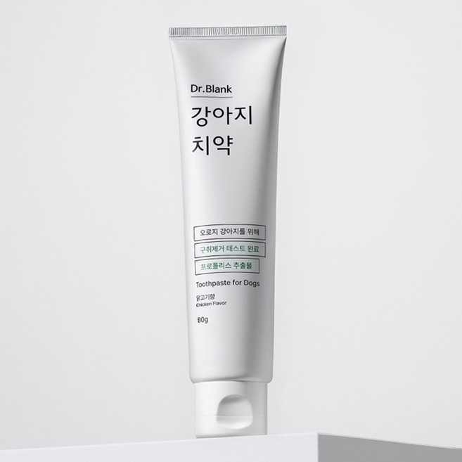 닥터블랭크 강아지 바르는 치약 닭고기맛, 80g, 1개