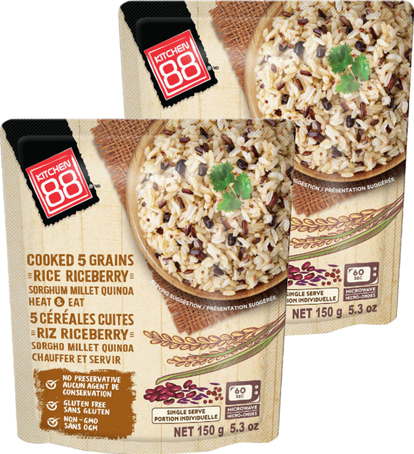 KITCHEN 88 泰國發芽玄香米即食飯, 150g, 2個