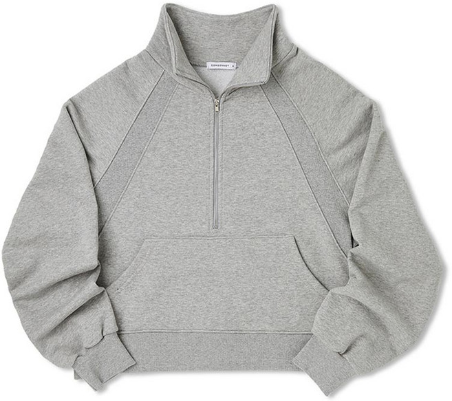 꼼소넛 하프 집업 맨투맨 티 CSOt-301