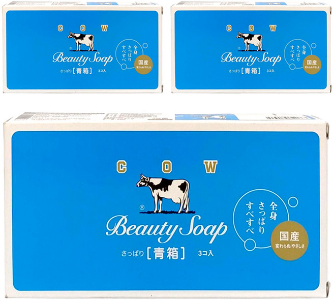 COW STYLE 牛乳石鹼 滋潤香皂 茉莉清爽, 85g, 9個